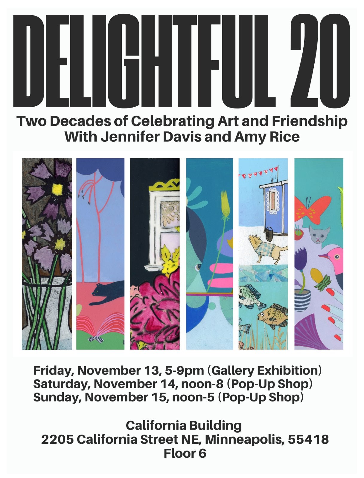 Delightful 20: Two Decades of Celebrating Art and Friendship with Jennifer Davis and Amy Rice