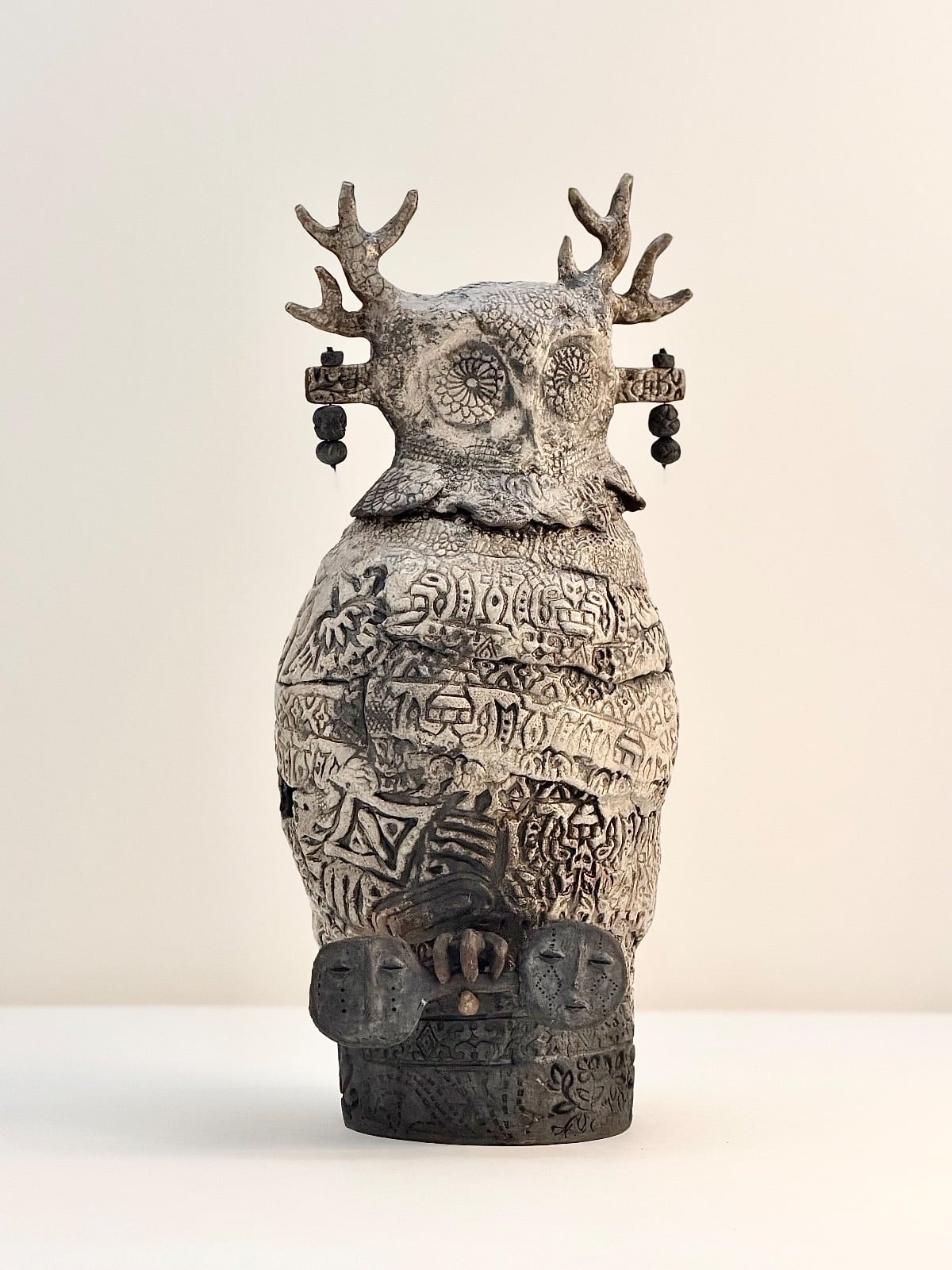 owl with moon people